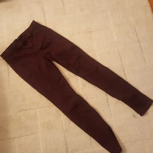 J Brand Purple Super Skinny Pants Sz 28